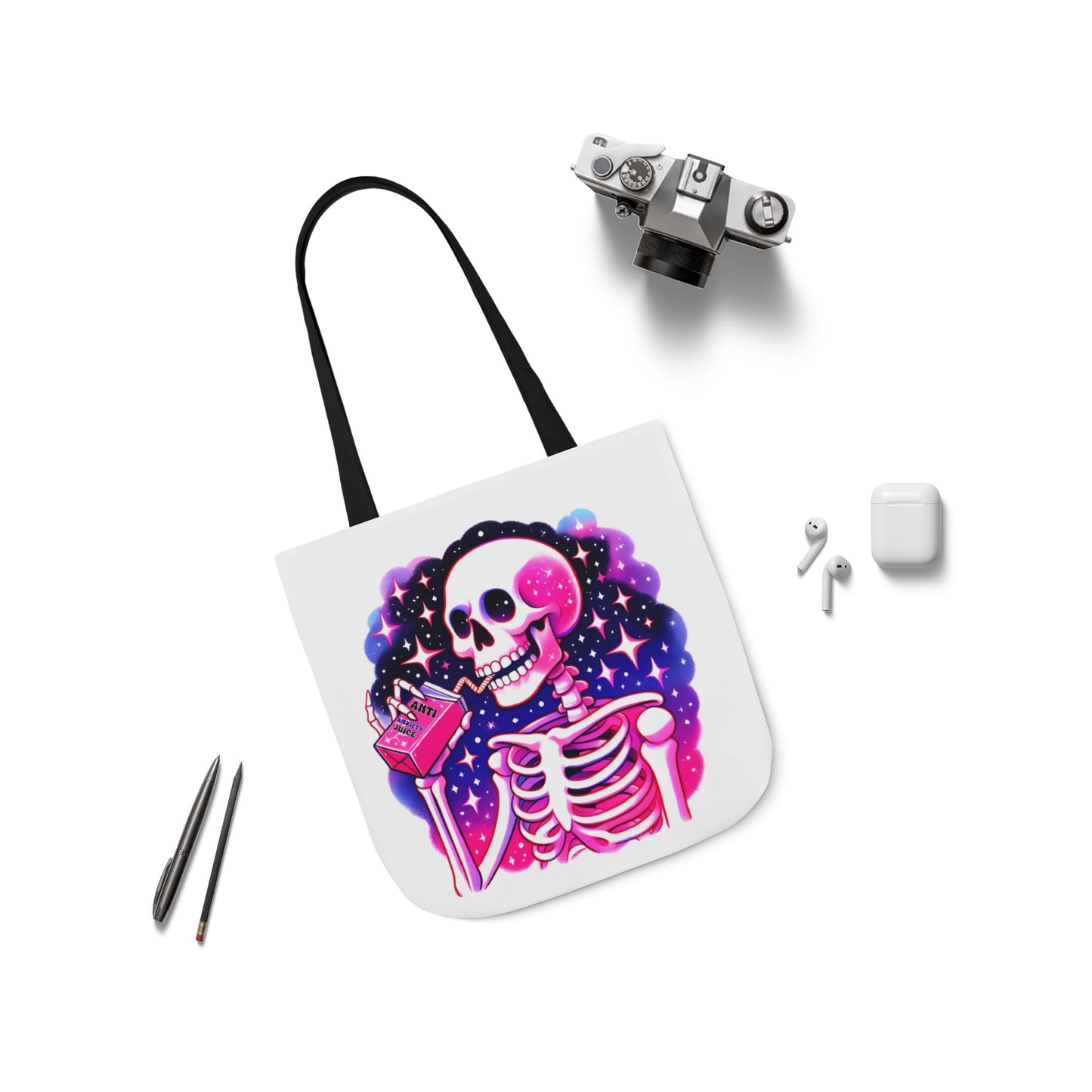 Vibrant Skeleton Tote Bag