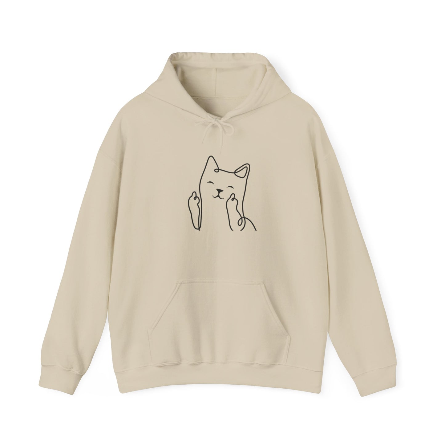Playful Cat Hoodie - Unisex Heavy Blend™ Sweatshirt