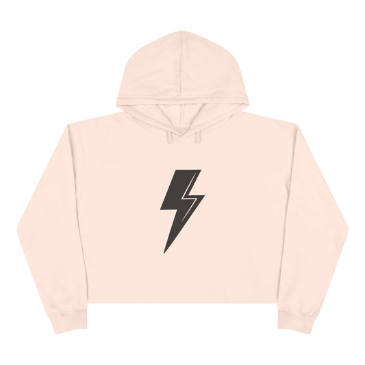Lightning Bolt Crop Hoodie