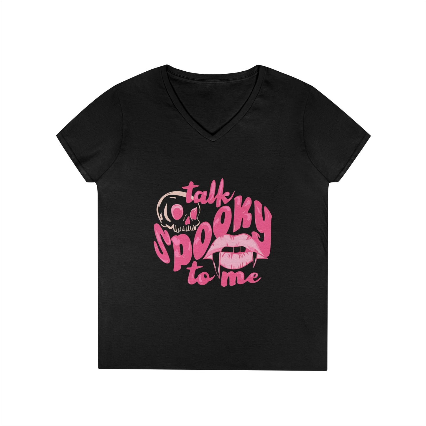 Talk spooky to me V-Neck Tee