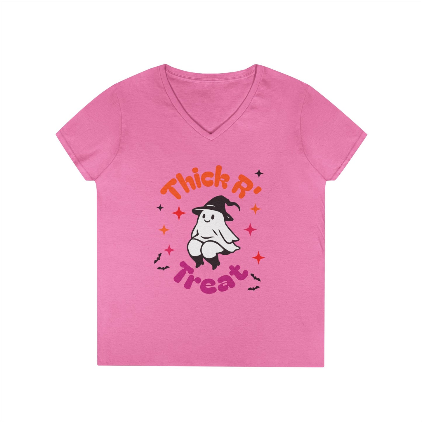 Thick'ems Ladies' V-Neck T-Shirt