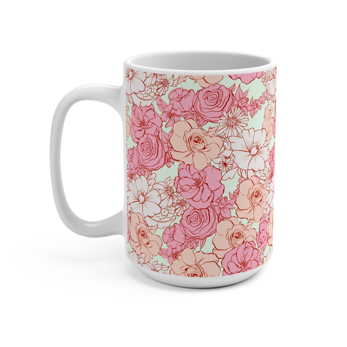 Floral Bliss Coffee Mug