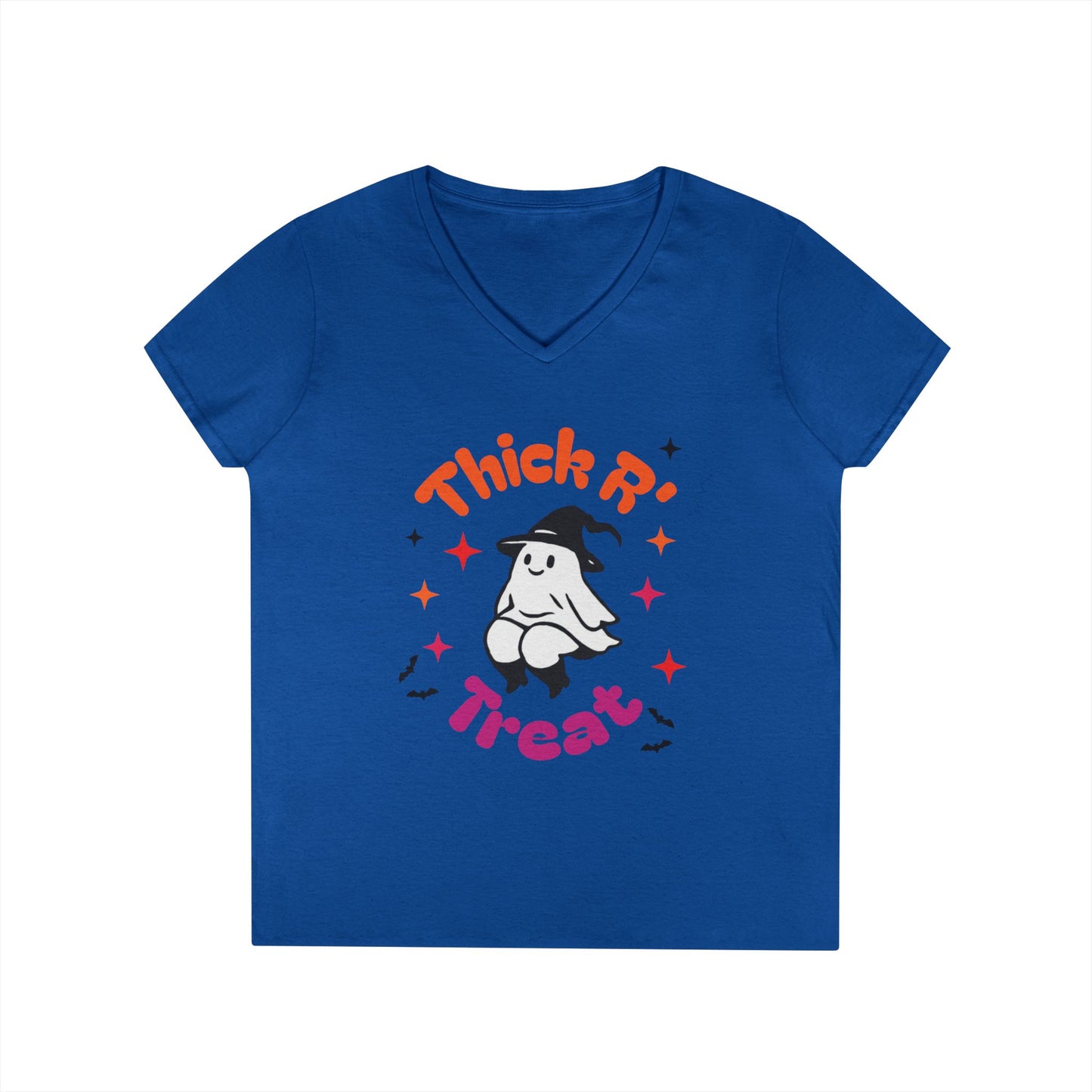 Thick'ems Ladies' V-Neck T-Shirt