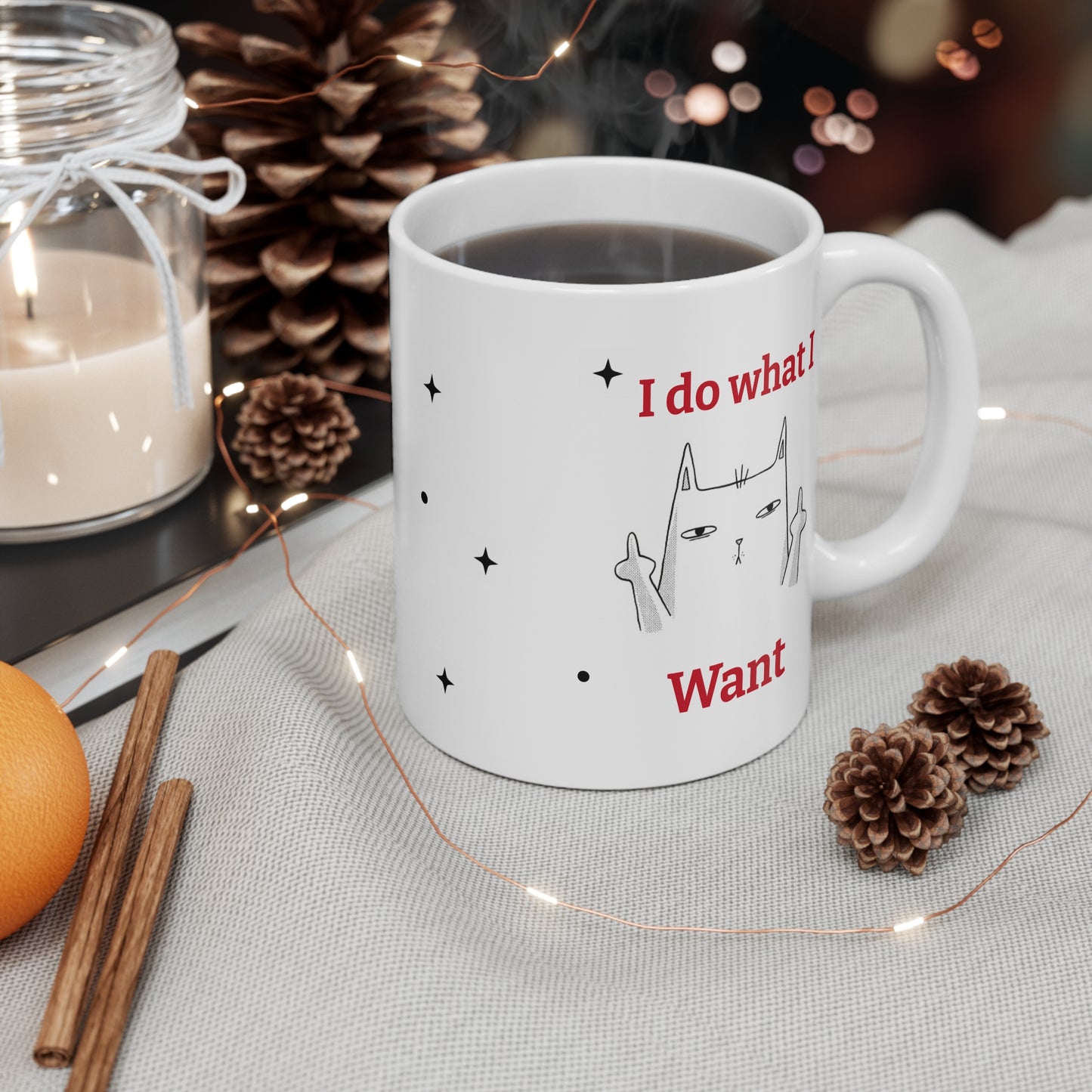 A-hole Cat Mug - I Do What I Want