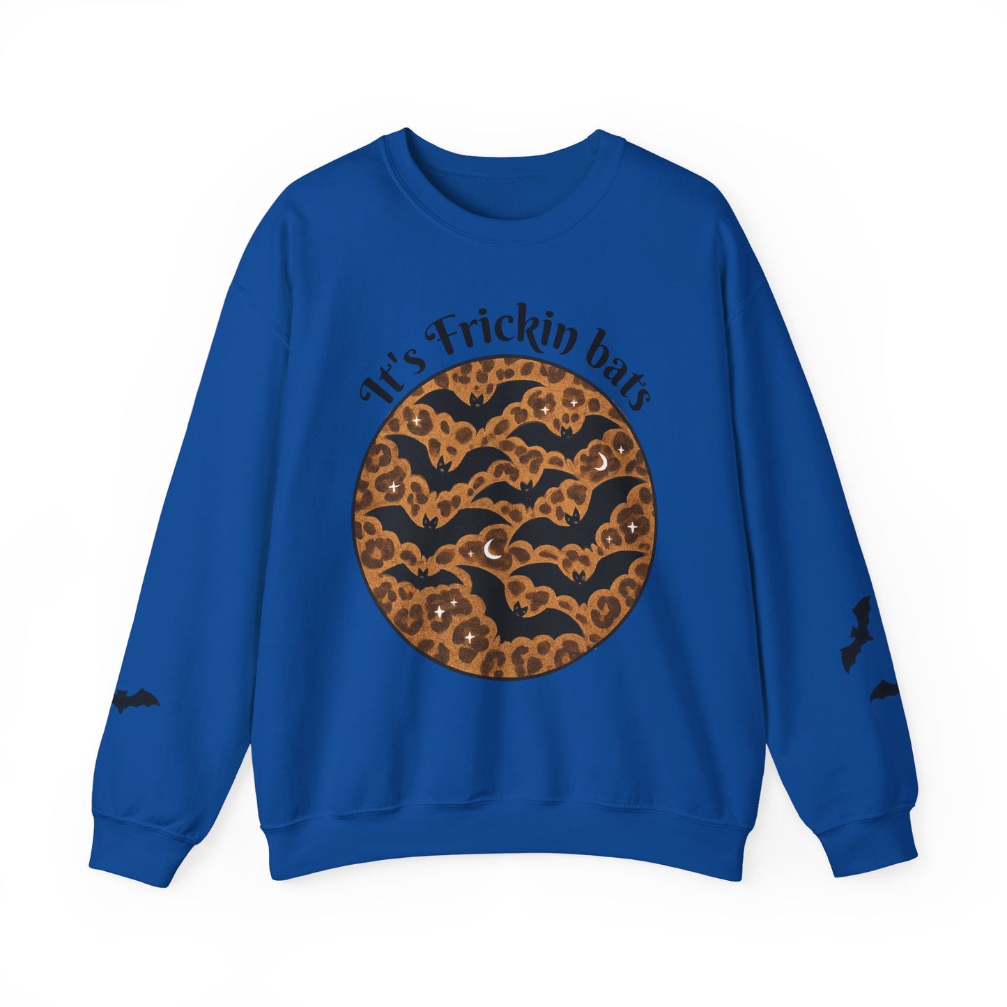 Halloween Bat Sweatshirt, Cozy Unisex Crewneck, Funny Fall Apparel, Spooky Season Gift, Festive Casual Wear