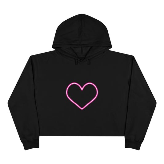 Love is all you need Crop Hoodie