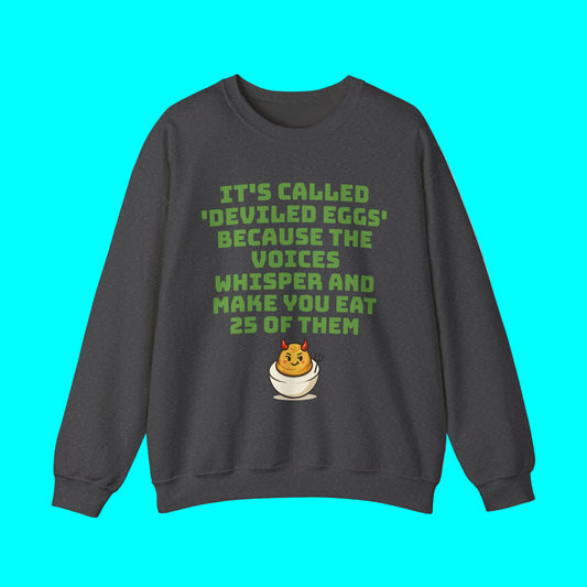 Deviled Egg Sweatshirt - Crewneck Sweatshirt