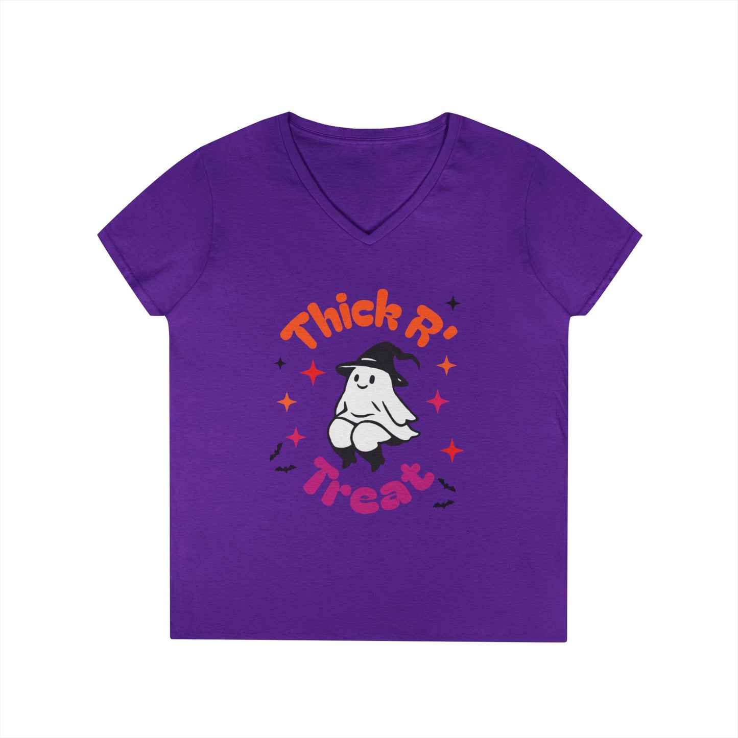 Thick'ems Ladies' V-Neck T-Shirt