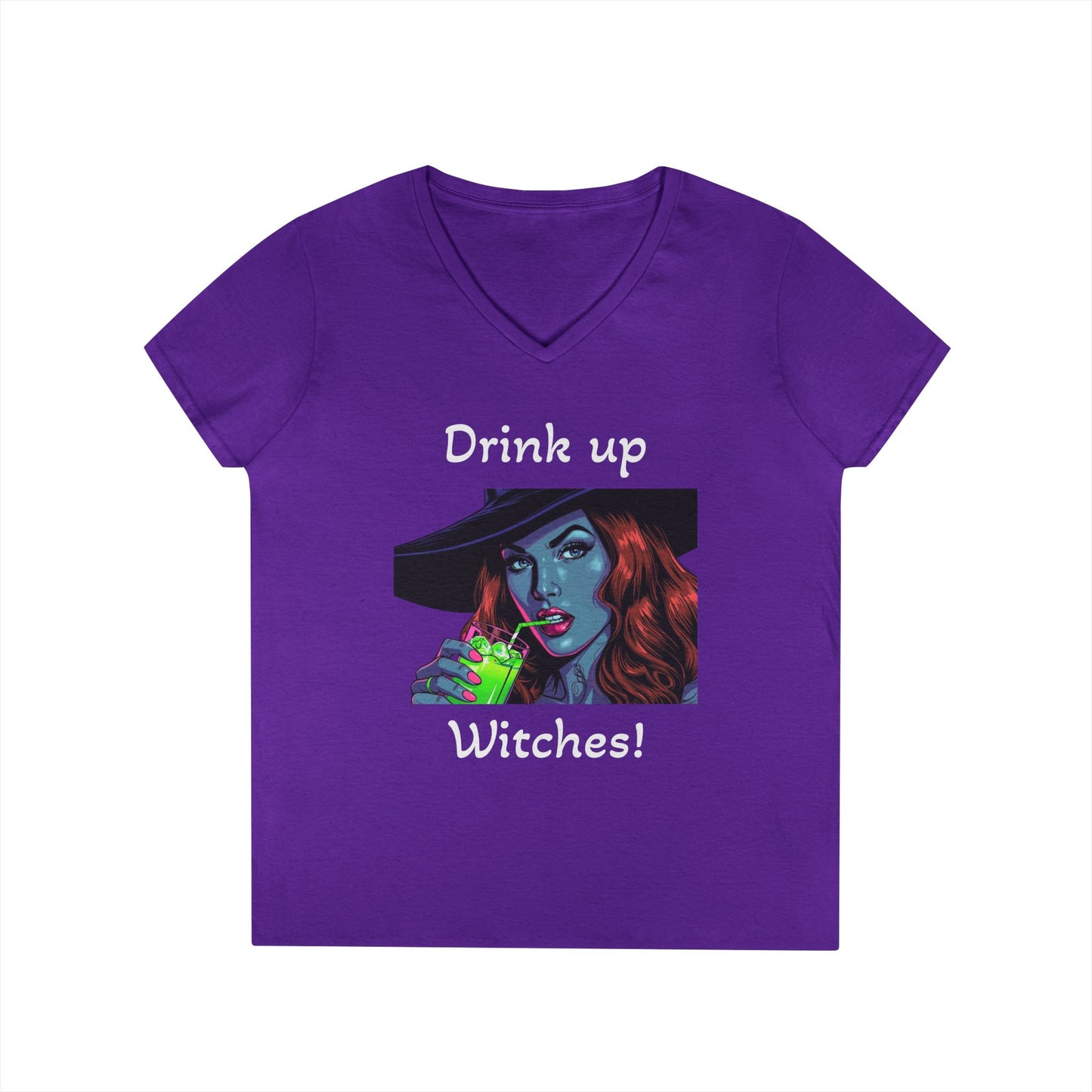 Drink up Witches V-Neck T-Shirt