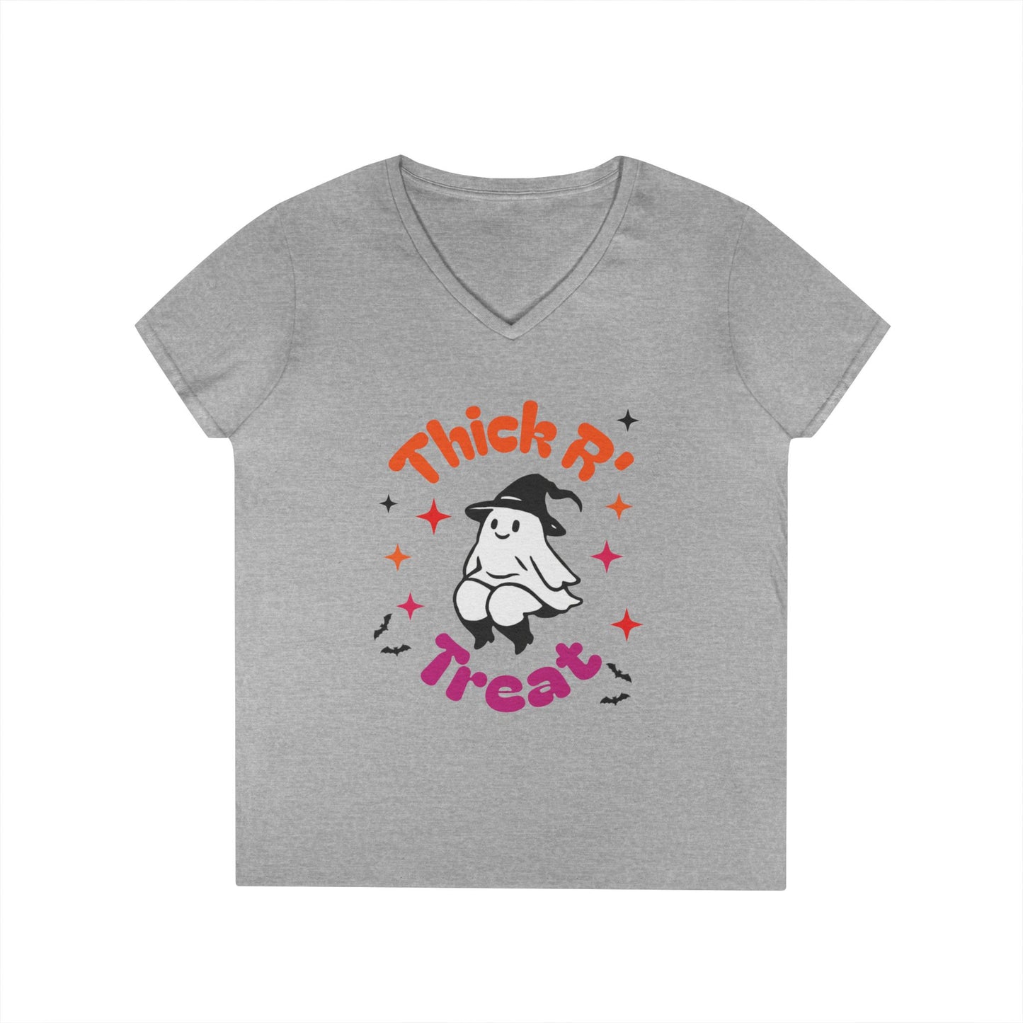 Thick'ems Ladies' V-Neck T-Shirt