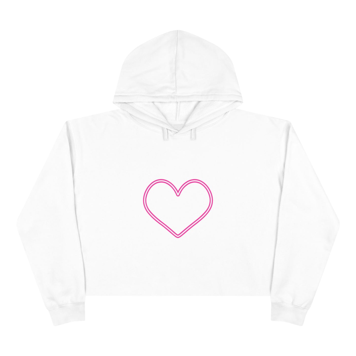 Love is all you need Crop Hoodie
