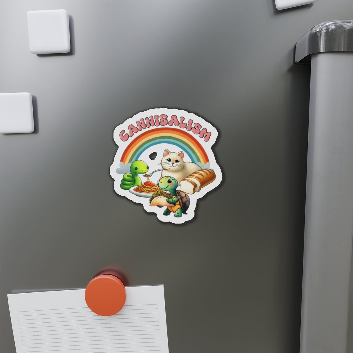 Whimsical Die-Cut Magnet