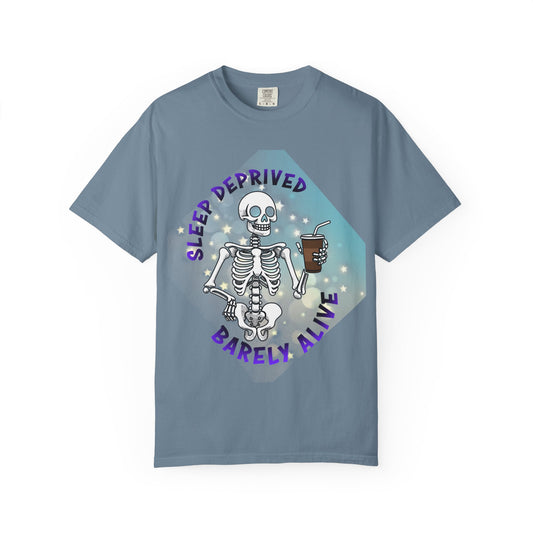 Sleep Deprived Skeleton Unisex T-shirt