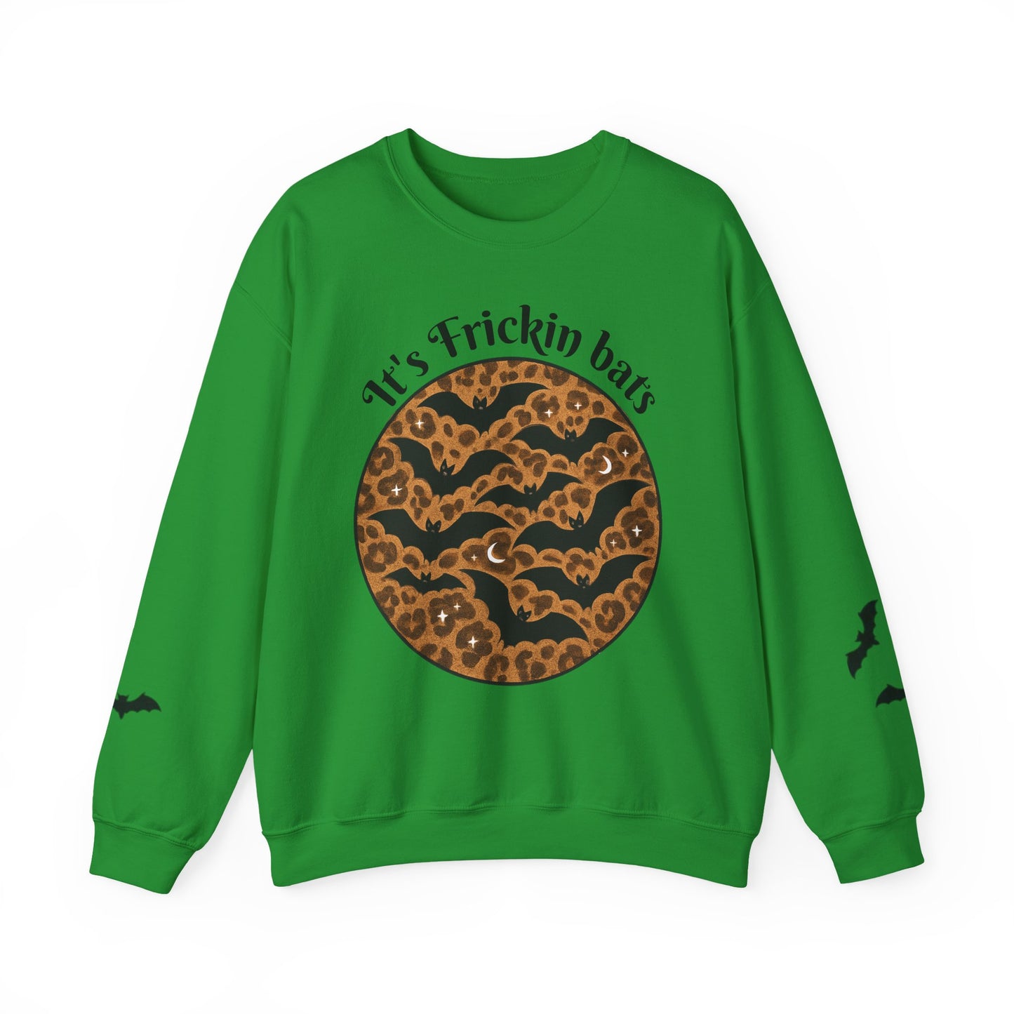 Halloween Bat Sweatshirt, Cozy Unisex Crewneck, Funny Fall Apparel, Spooky Season Gift, Festive Casual Wear