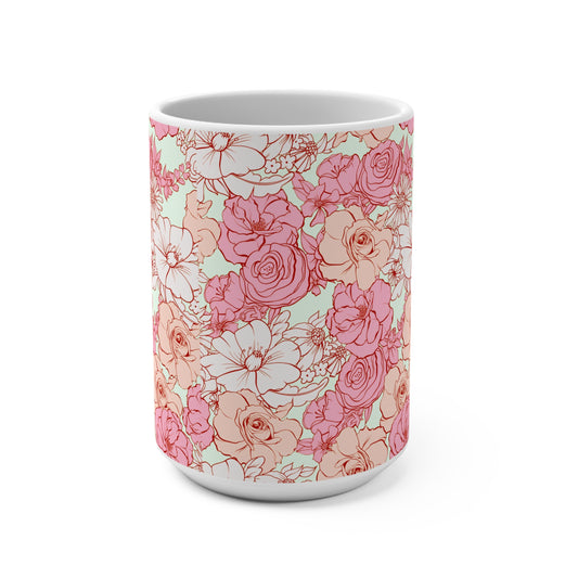 Floral Bliss Coffee Mug