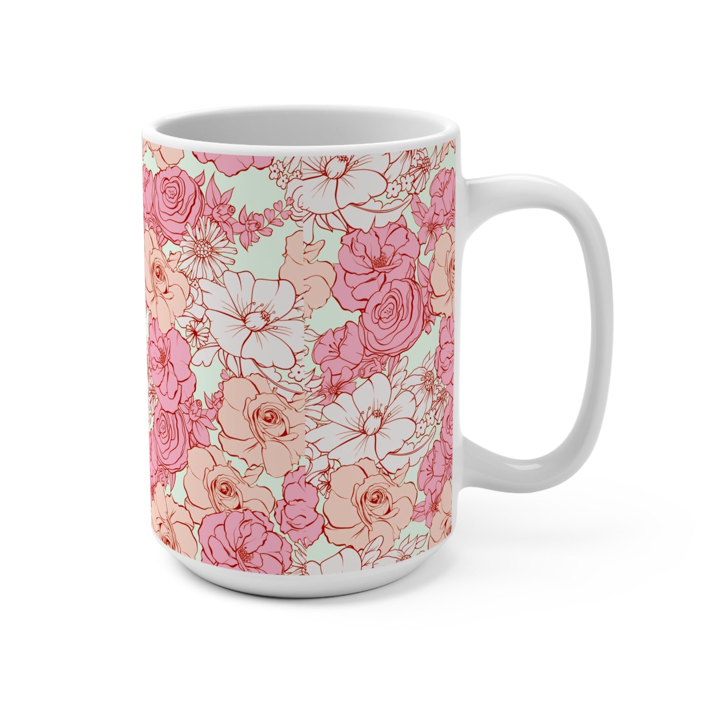 Floral Bliss Coffee Mug