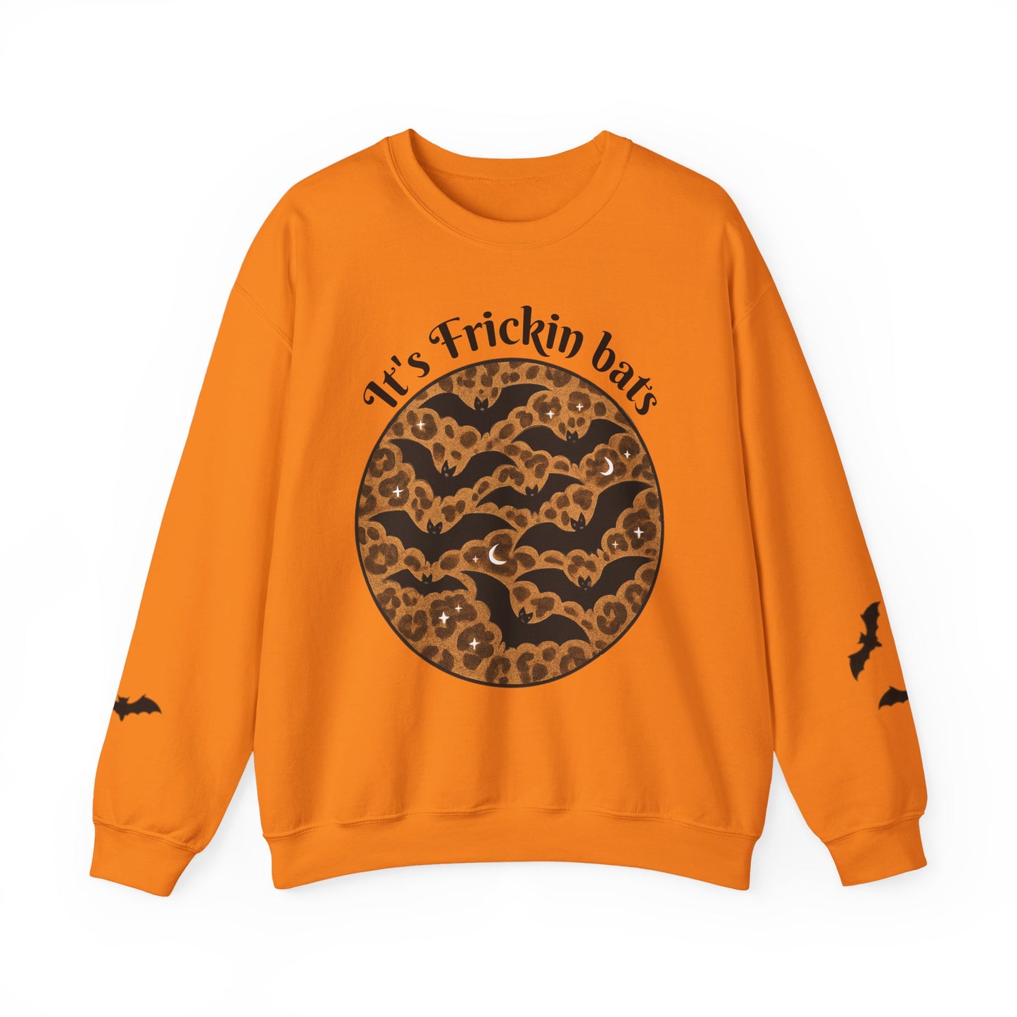 Halloween Bat Sweatshirt, Cozy Unisex Crewneck, Funny Fall Apparel, Spooky Season Gift, Festive Casual Wear