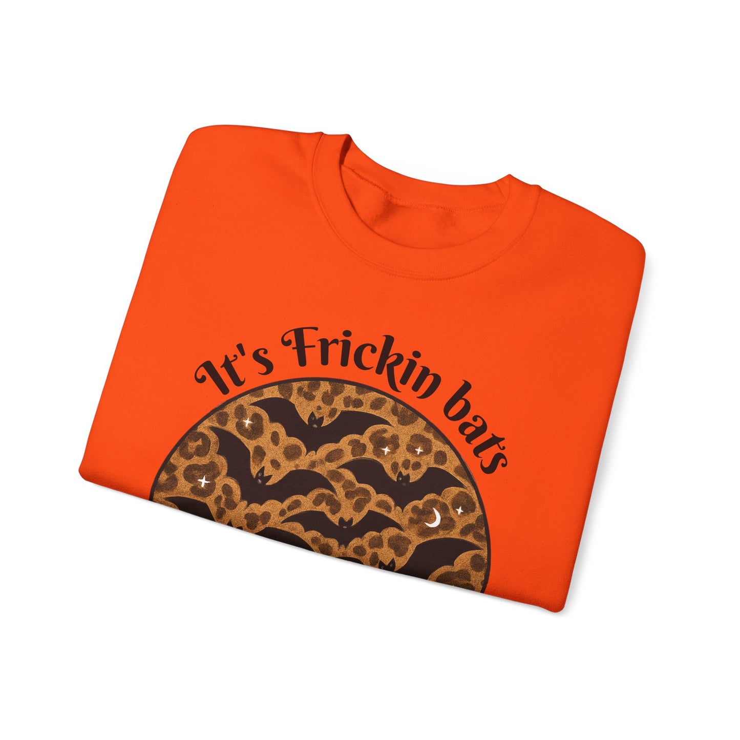 Halloween Bat Sweatshirt, Cozy Unisex Crewneck, Funny Fall Apparel, Spooky Season Gift, Festive Casual Wear