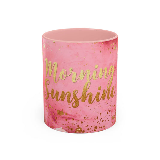Morning Sunshine Coffee Mug | Pink Floral Mug