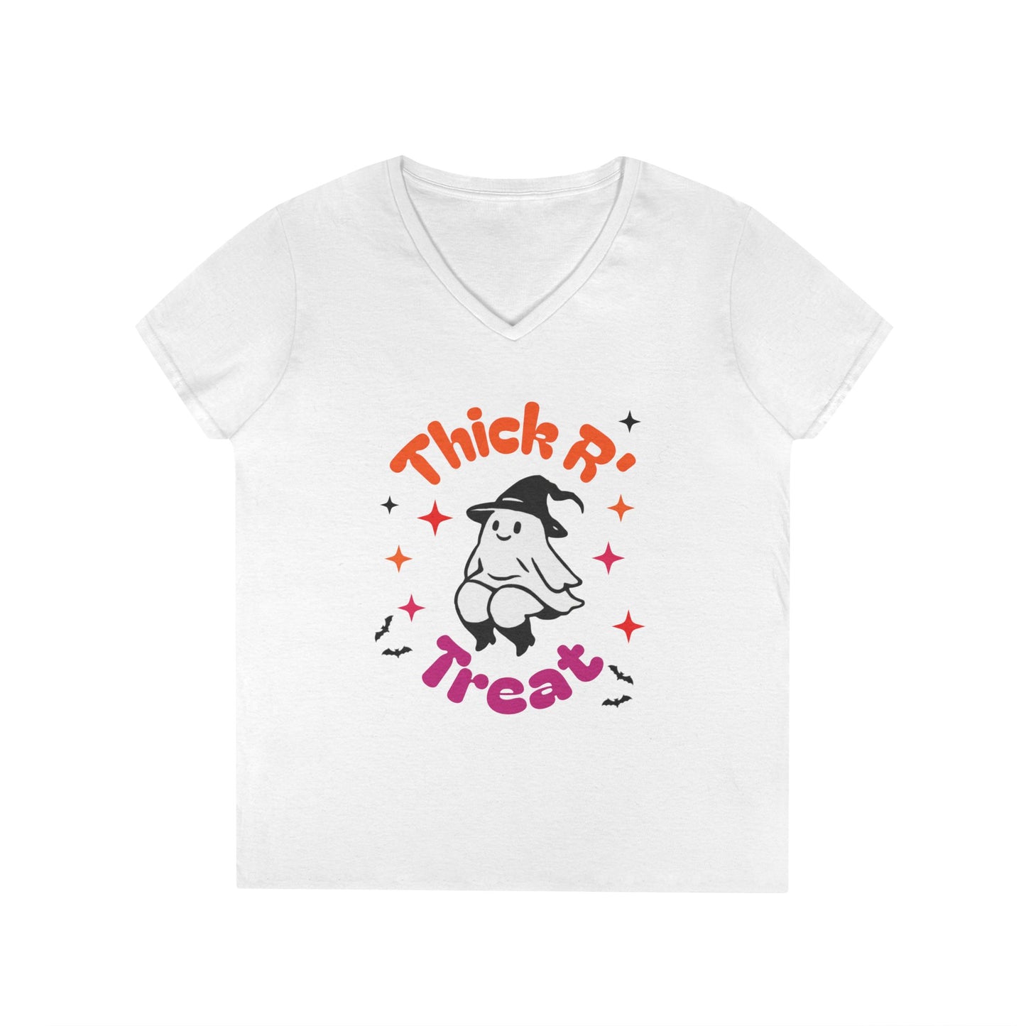 Thick'ems Ladies' V-Neck T-Shirt