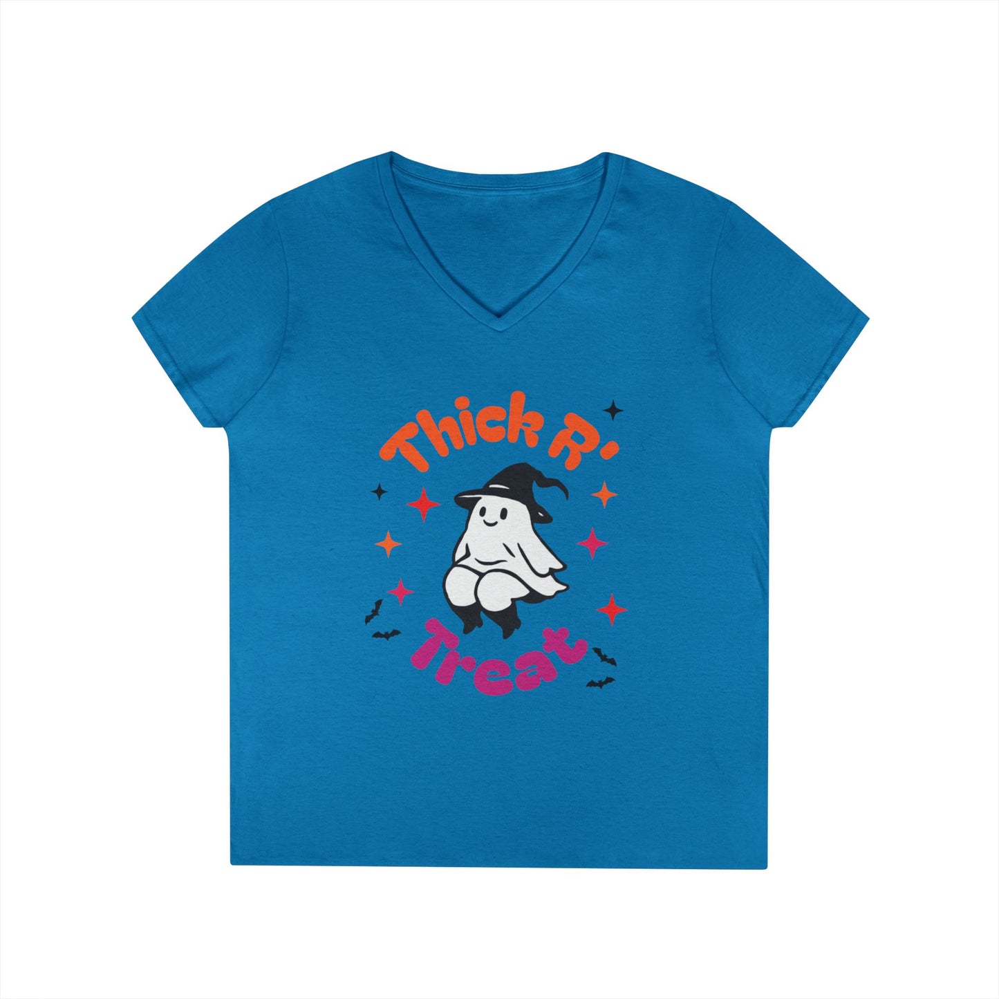 Thick'ems Ladies' V-Neck T-Shirt