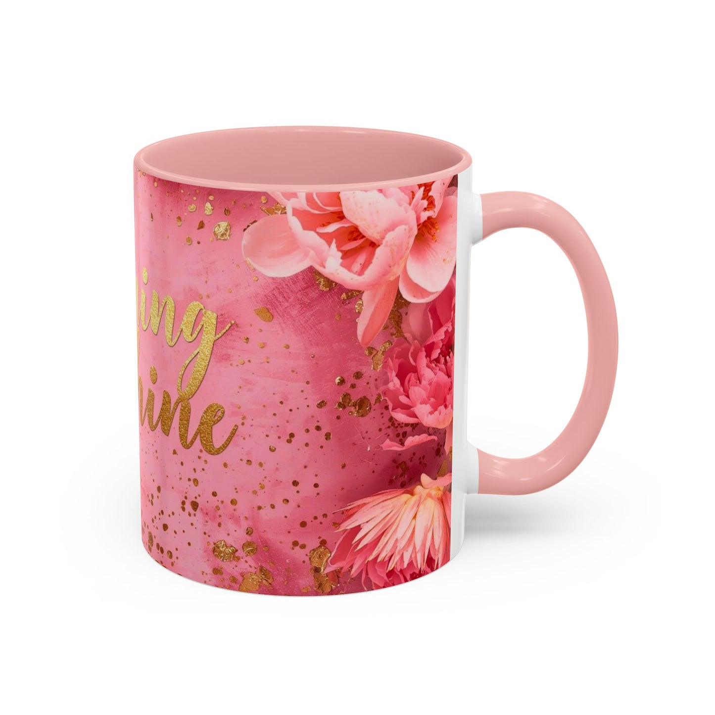 Morning Sunshine Coffee Mug | Pink Floral Mug