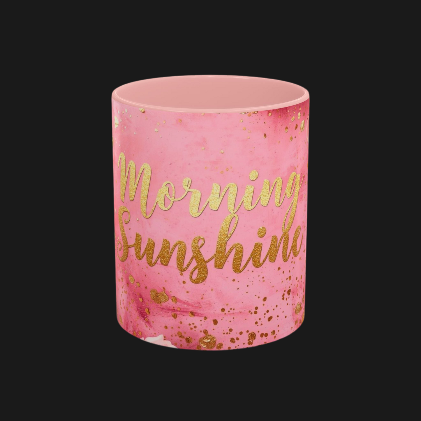 Morning Sunshine Coffee Mug | Pink Floral Mug