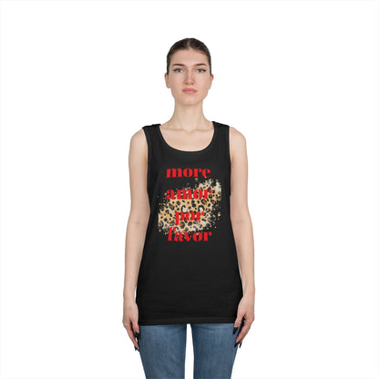 “More Amor Por Favor” Leopard Print Graphic