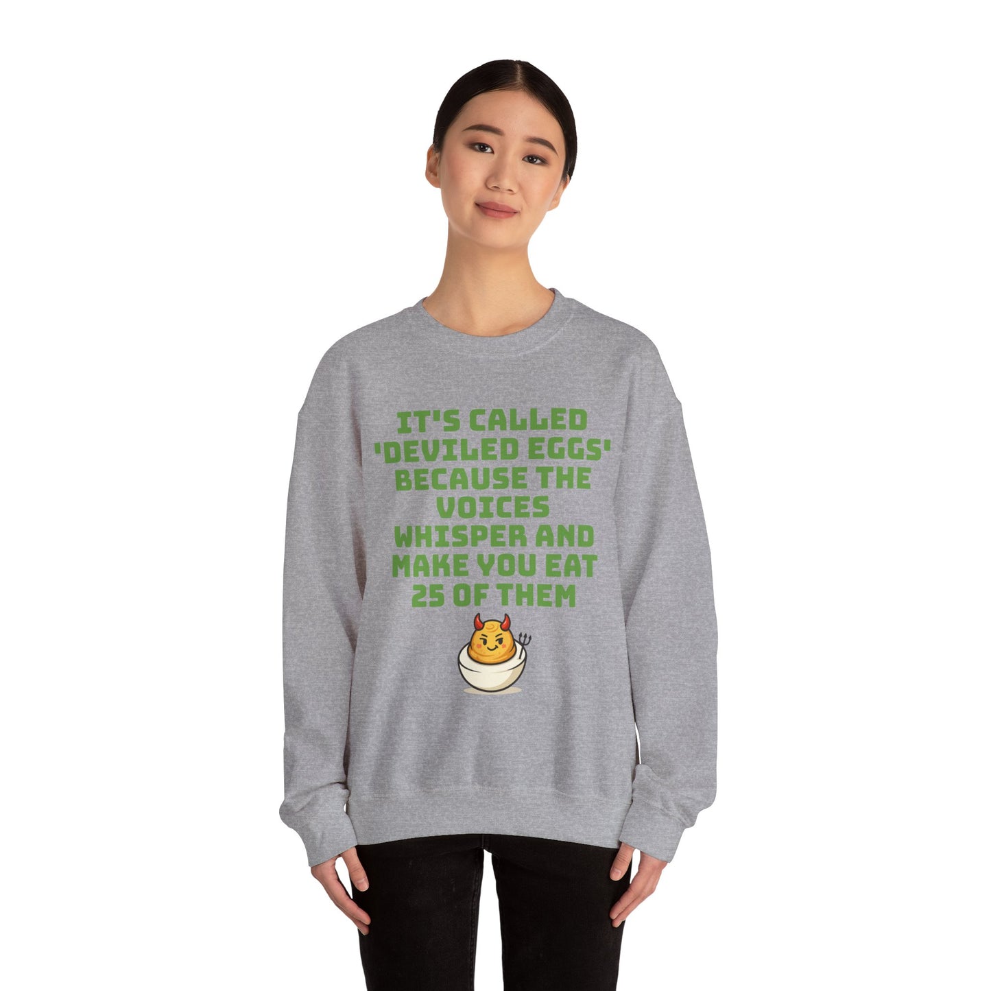 Deviled Egg Sweatshirt - Crewneck Sweatshirt