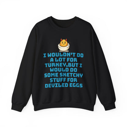 Deviled Egg Sketchy Sweatshirt