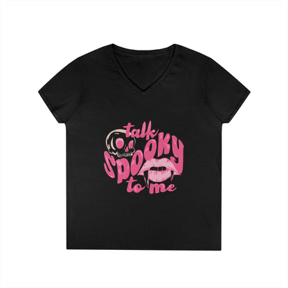 Talk spooky to me V-Neck Tee