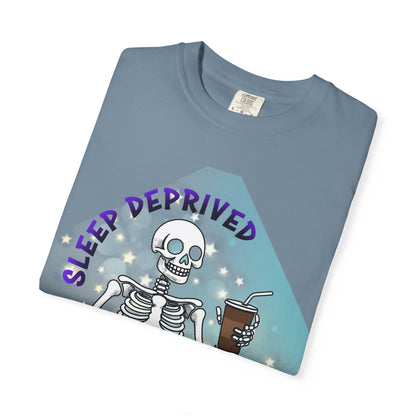 Sleep Deprived Skeleton Unisex T-shirt