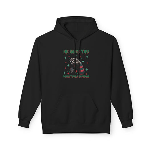 Fleece Hoodie Horror Christmas