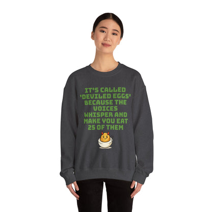 Deviled Egg Sweatshirt - Crewneck Sweatshirt