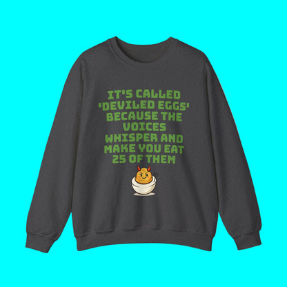 Deviled Egg Sweatshirt - Crewneck Sweatshirt