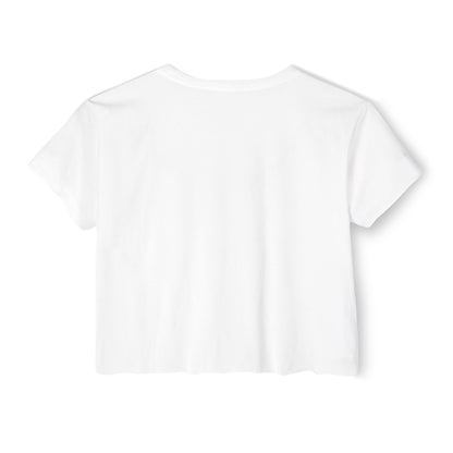 Leopard Print Bats Women's Crop Top