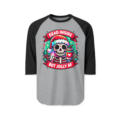 Skeleton Christmas Raglan Shirt