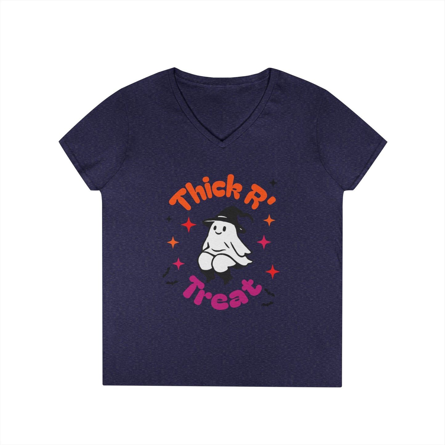 Thick'ems Ladies' V-Neck T-Shirt