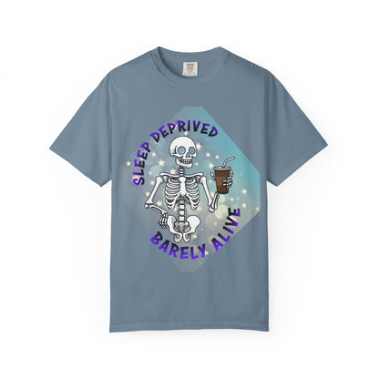 Sleep Deprived Skeleton Unisex T-shirt