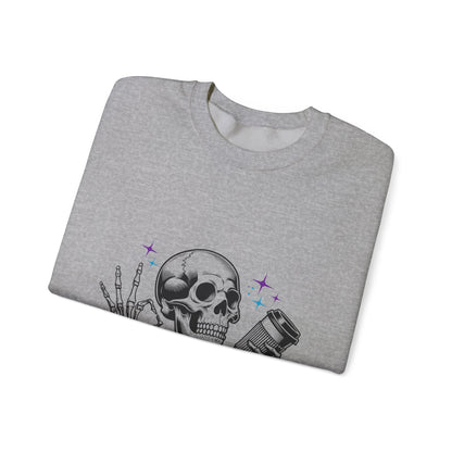 Never Better Skull Graphic Sweatshirt