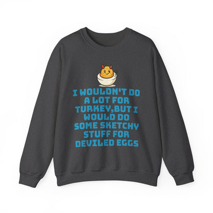 Deviled Egg Sketchy Sweatshirt
