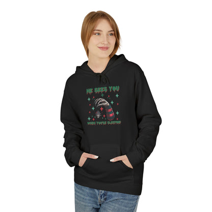 Fleece Hoodie Horror Christmas