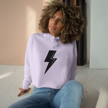 Lightning Bolt Crop Hoodie